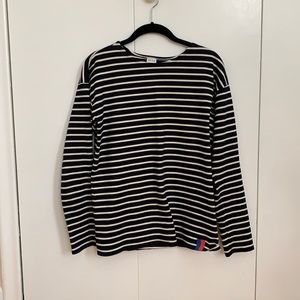 •kule• navy and cream striped long sleeve